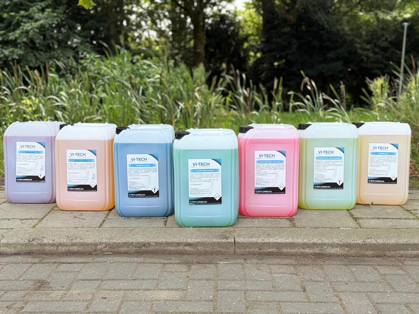 Gehele collectie Carwash Chemie