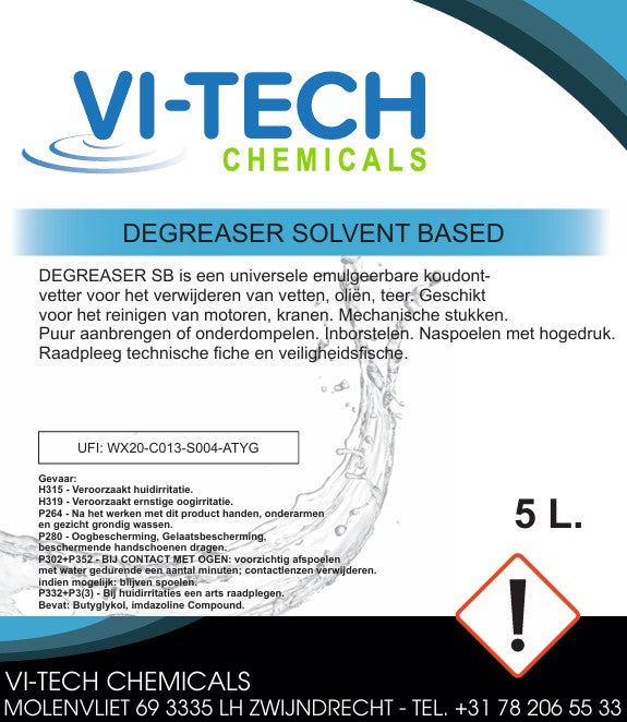 Degreaser SB Koudontvetter - 5 Liter