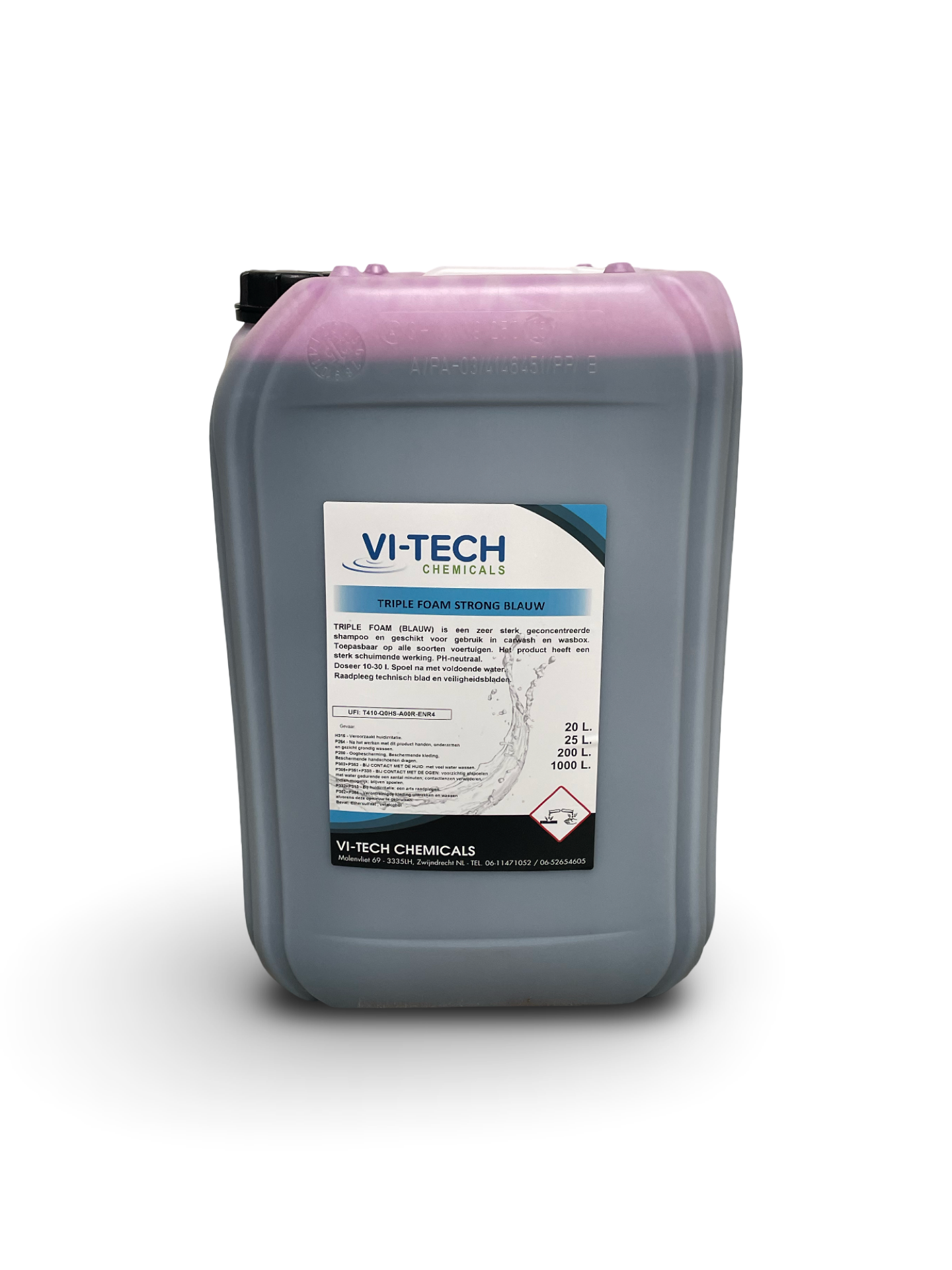 Triple Foam Strong Blauw/Rood/Geel - 25L